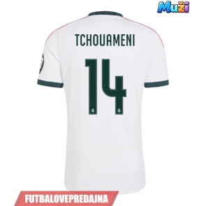 Lacne Muži Futbalové dres Real Madrid Aurelien Tchouameni #14 2026-27 Krátky Rukáv - Domáci